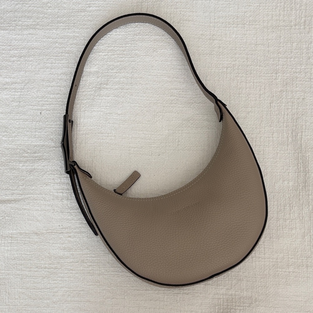 Longchamp Long Roseau Shoulder Bag in Clay Leather
